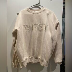 Six Stories wifey sweatshirt size large